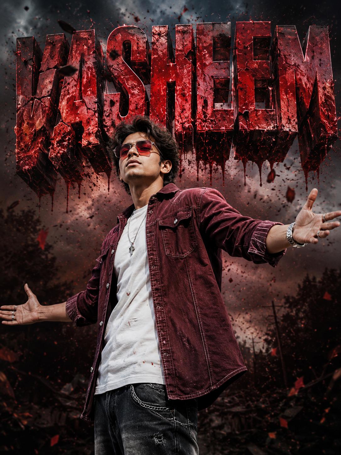 Bollywood SRK Pose Movie Poster