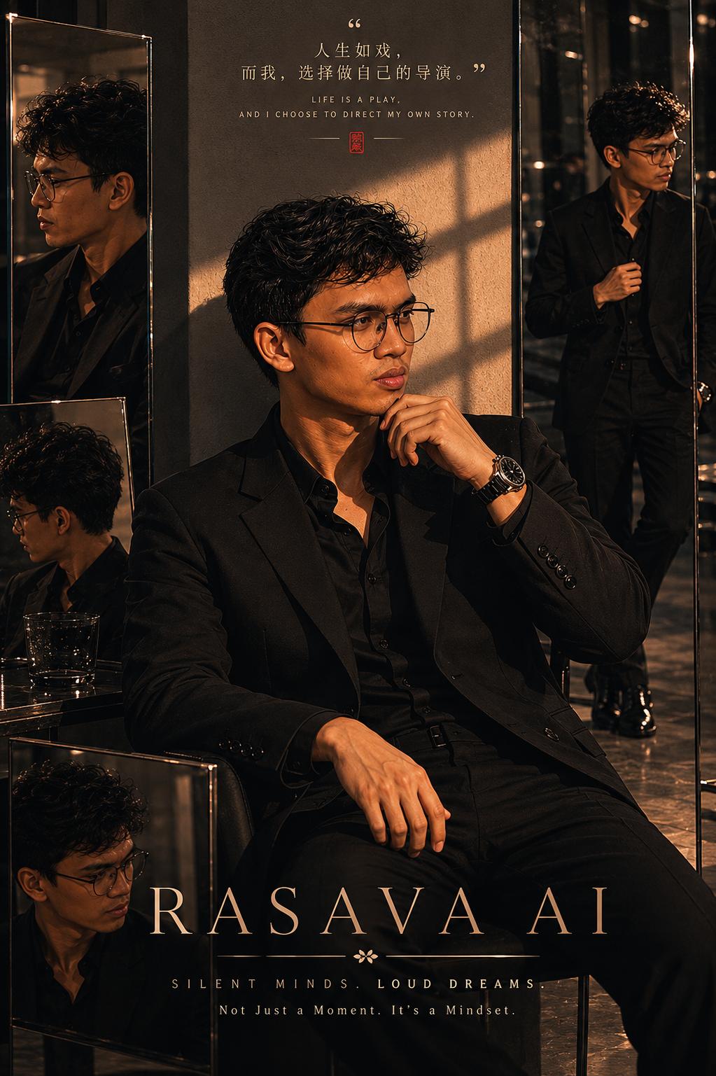 Mirror Studio Editorial Portrait