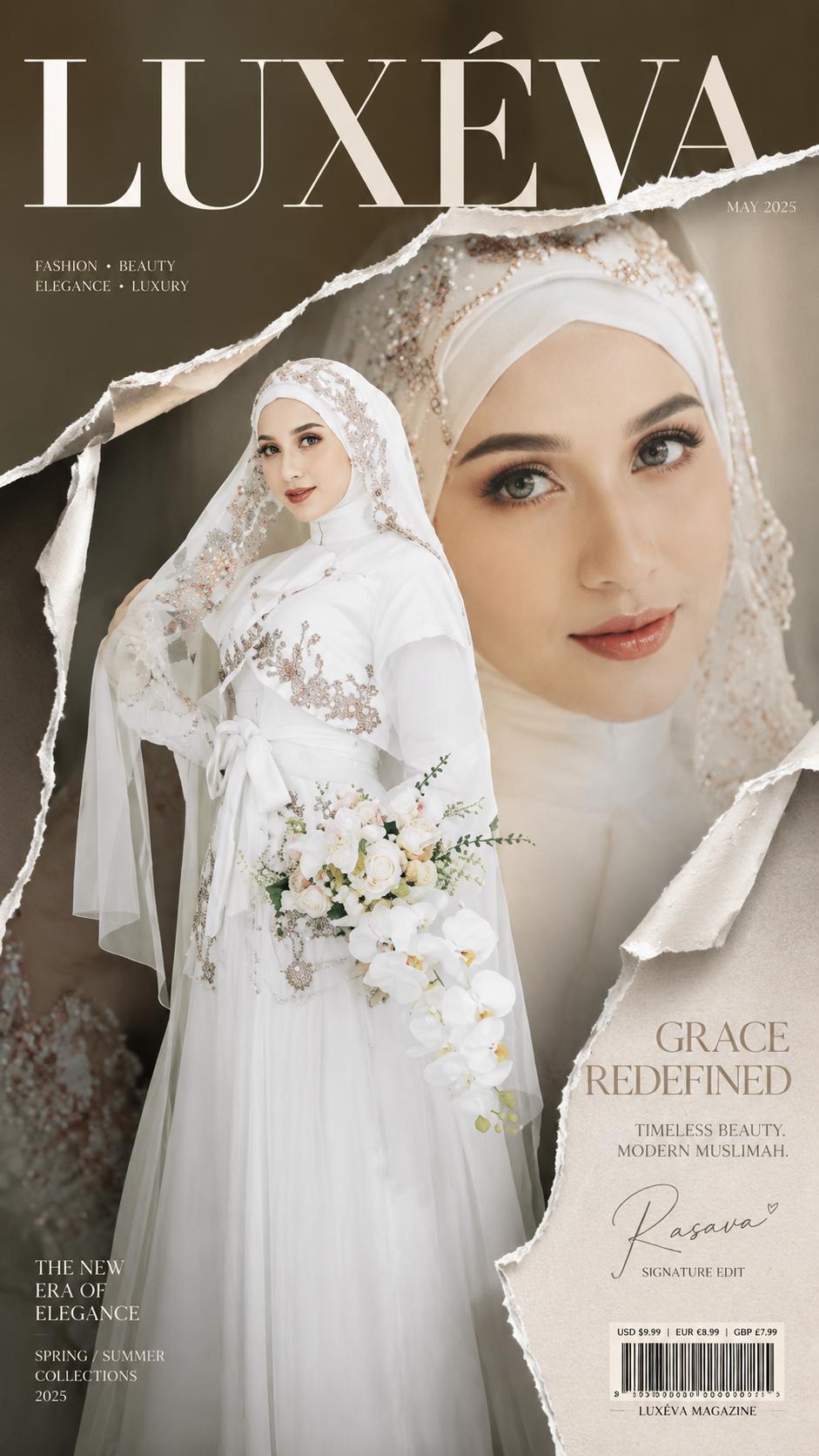 Torn Paper Fashion Magazine Cover