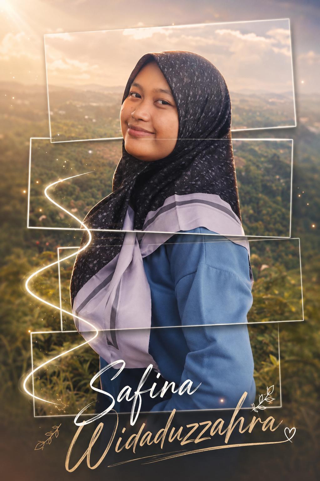 Premium Moder Floating Collage Poster